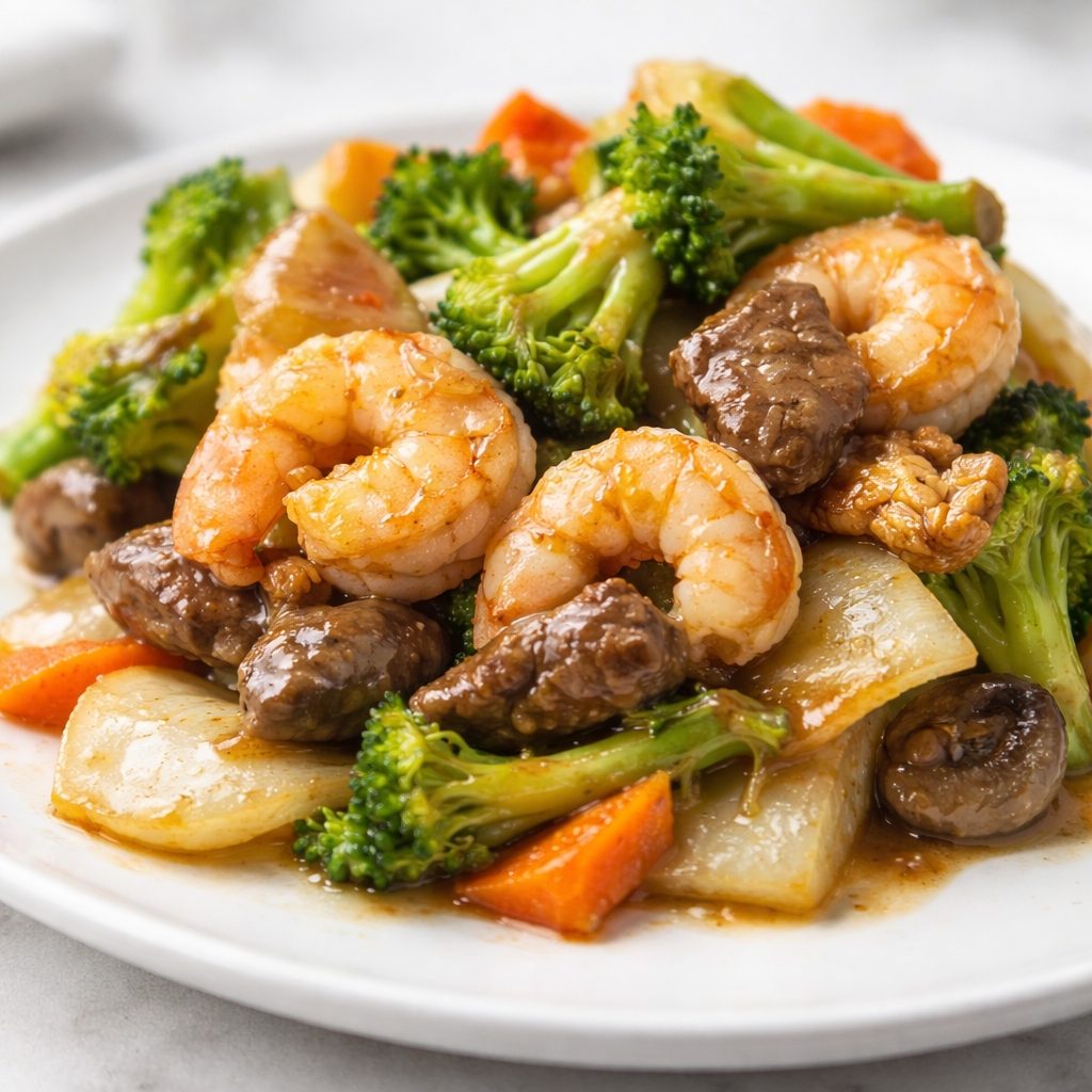 Combo with Mixed Vegetables.