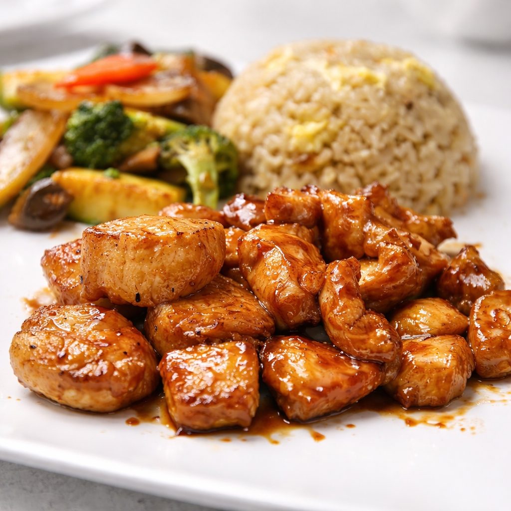 Hibachi Chicken & Scallop.