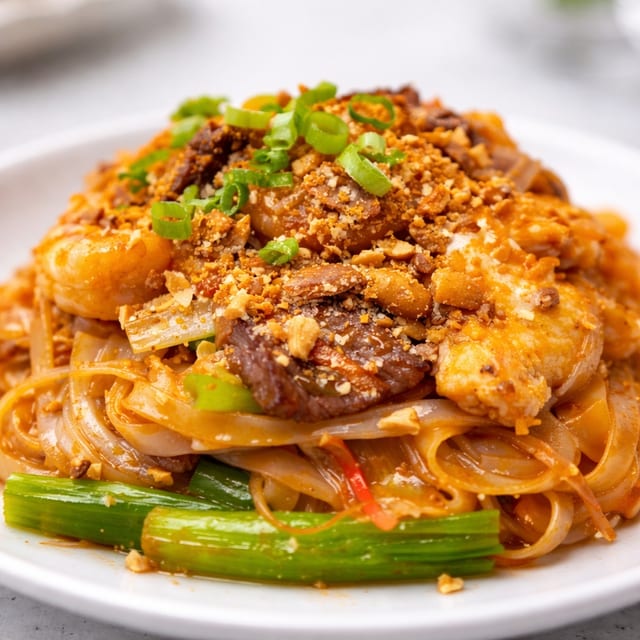 Beef Pad Thai.