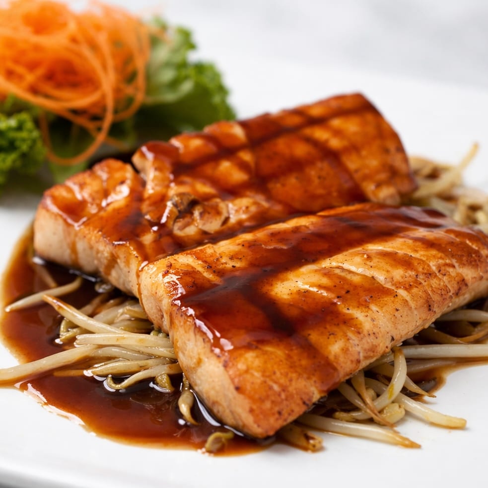 Salmon Teriyaki.