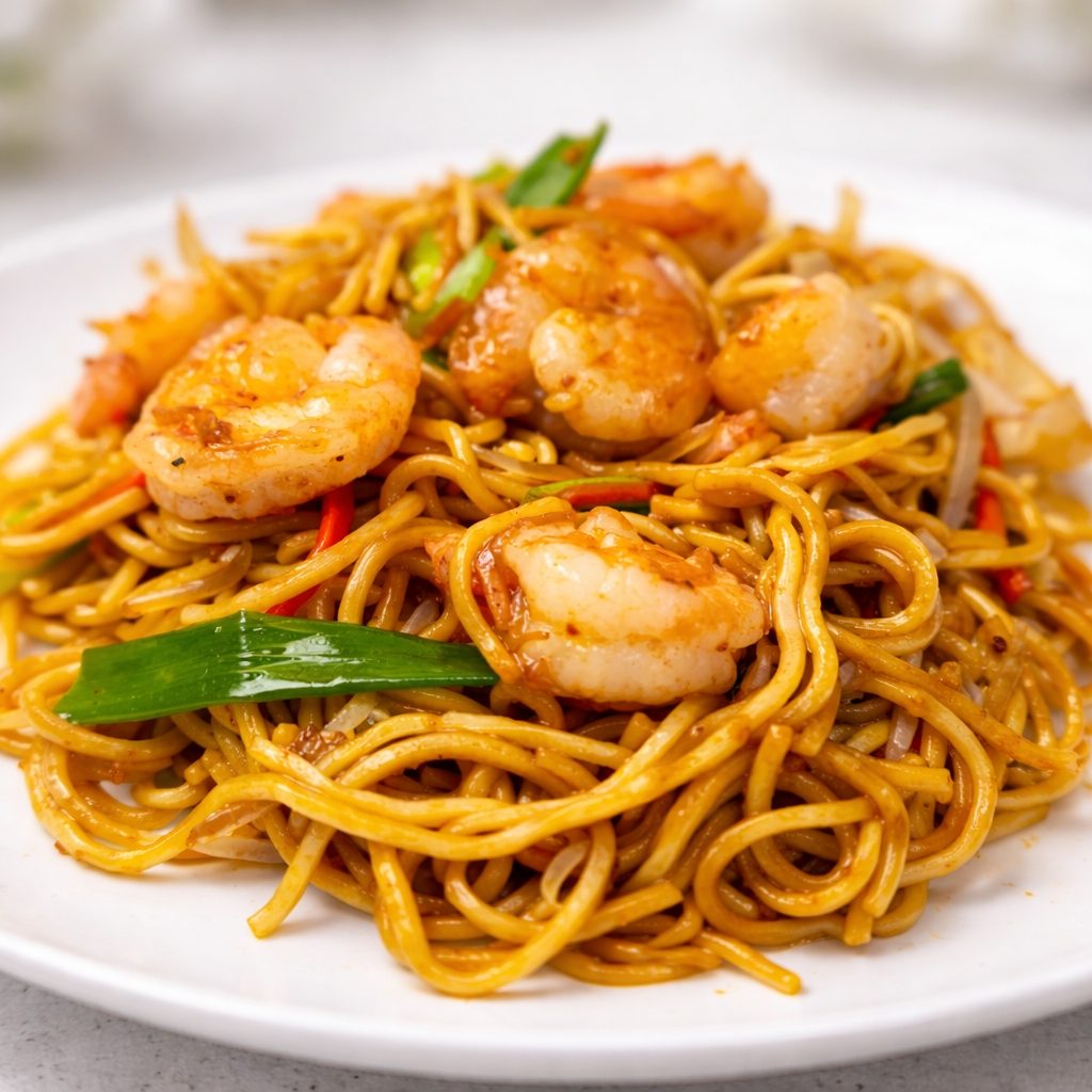 Shrimp Lo Mein.