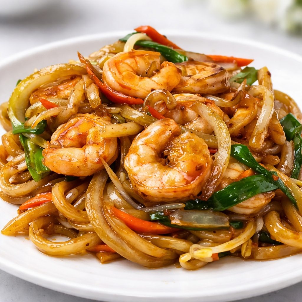 Shrimp Udon.