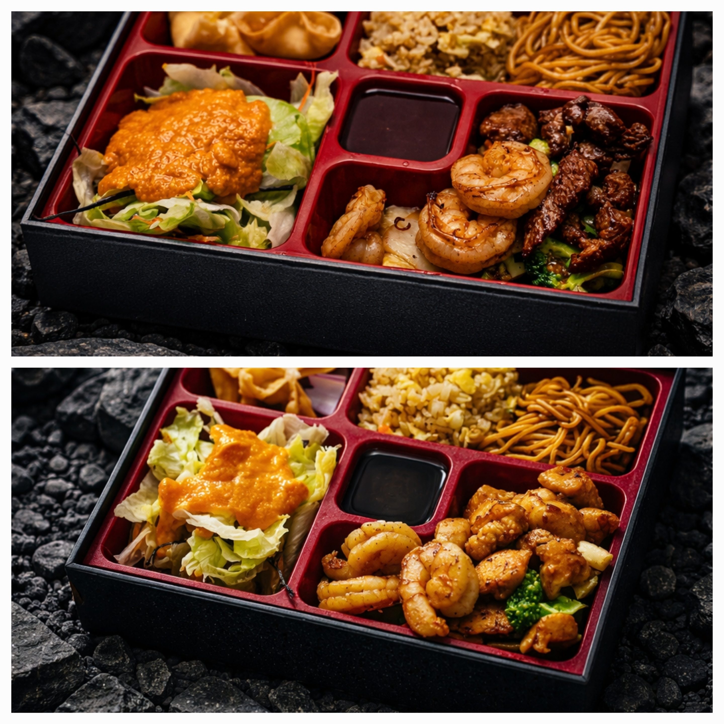 (L) Hibachi Duo Combo.