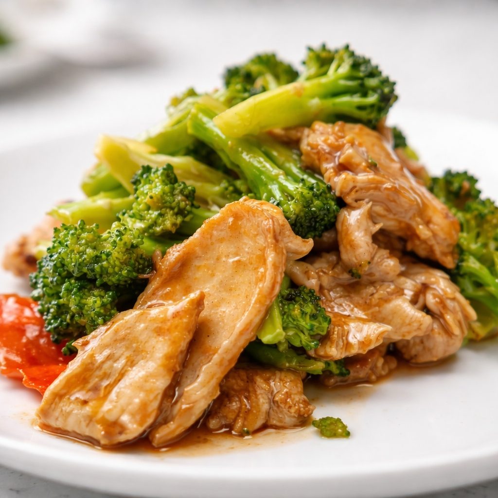 Chicken with Broccoli.